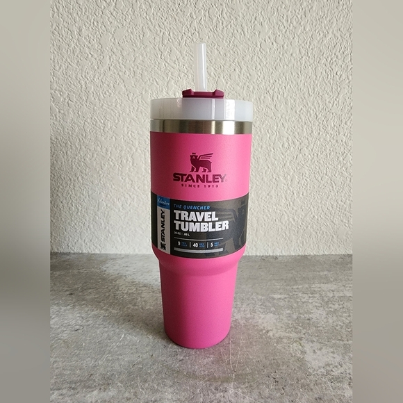 Stanley Adventure The Quencher Travel Azalea Pink Tumbler 30oz NEW - Picture 1 of 8
